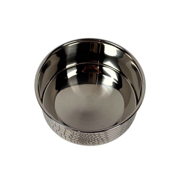 NWT GODINGER Square Silver Tray Wine Caddy Bottle Holder Snake Pattern Dining - Picture 10 of 14